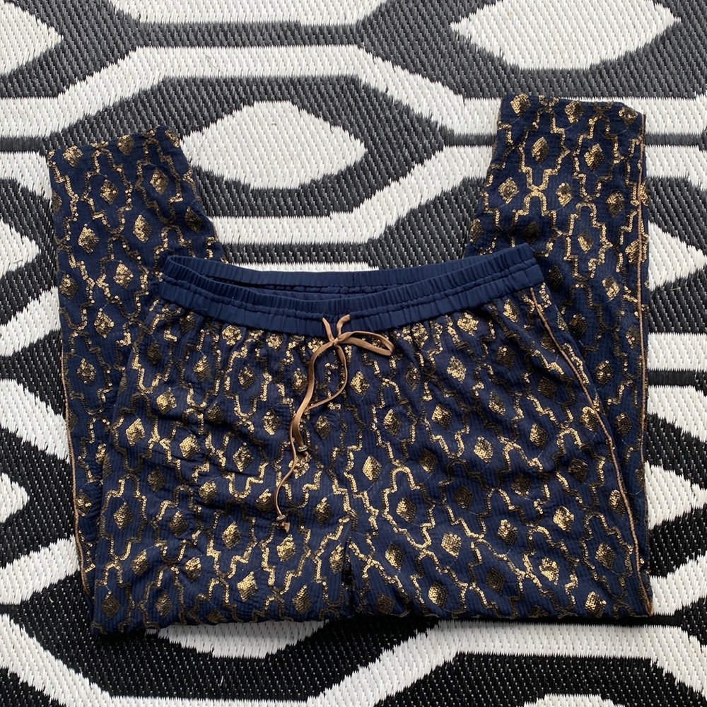 Anthropologie Siddah Sequin Pants - Picture 3 of 6